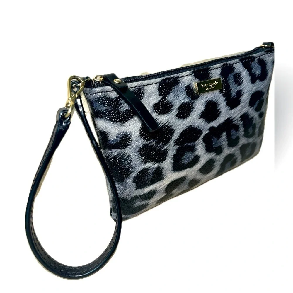 Kate Spade New York Leopard Print Clutch Wallet